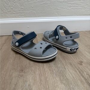 Crocs Kids Gray kids toddler boys Sandals shoes size 11